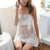 Sexy Lace Lingerie Dress White Nightwear Underwear Babydoll Sleepwear G String